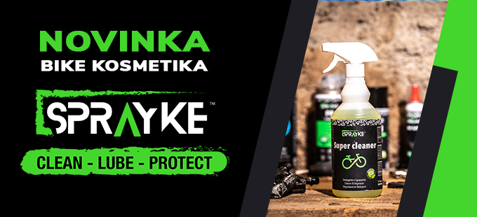 NOVINKA - bike kosmetika Sprayke
