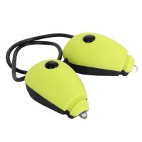BPLUMEN | Sada osvětlení WOWOW - přední a zadní mini blikačka s elastickou šňůrkou - lemon set