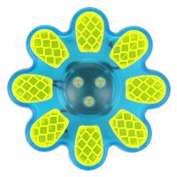 BPLUMEN | Světlo blikací přední WOWOW - FLOWER tyrkysové 3 x LED