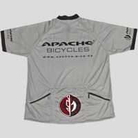 BPLUMEN  | Dres Apache MTB krátký rukáv, 3 kapsy S, černá/šedá