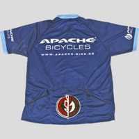 BPLUMEN  | Dres Apache MTB krátký rukáv, 3 kapsy S, modrý