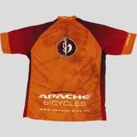 BPLUMEN  | Dres Apache MTB krátký rukáv, 1 kapsa S, oranžový