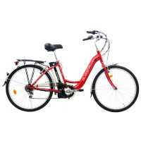 BPLUMEN | Elektrokolo Apache El Eco 6-sp Lady 26" červená