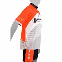 BPLUMEN  | Dres Apache MTB krátký rukáv, 3 kapsy, červená/šedá/bílá